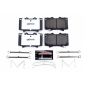 PowerStop Z36-772 PowerStop - Z36 Truck and SUV Carbon-Fiber Ceramic Brake Pads with Hardware Kit