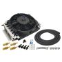 Derale 13900 16 Pass Electra-Cool Remote Transmission Cooler Kit, -6AN Inlets