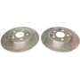 PowerStop EBR1488XPR PowerStop Evolution Performance Drilled, Slotted & Plated Brake Rotor Pair