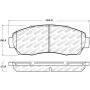 Stoptech 305.15210 Street Select Brake Pads - Rear