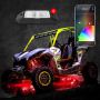 XKGLOW XK-ROCK-ADV-DM XK Glow Rock Light Advanced Kit w/ Dual-Mode Dash Mount Controller 8pc 6W LED