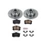 PowerStop KOE513 OE Stock Replacement Low-Dust Ceramic Brake Pad and Rotor Kit
