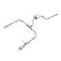 AWE Tuning 3015-22068 18-21 Volkswagen Jetta GLI Mk7 Track Exhaust - Chrome Silver Tips (Fits High-Flow DP)