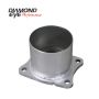 Diamond Eye Performance 321045 Diamond Eye ADAPTER 4-BOLT FLANGE 4in INNER DIA CLAMP-ON AL: 01-05 CHEVY/GMC 6.6L 2500/3500 CHV-FBA
