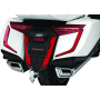 Kuryakyn 3259 Omni L.E.D Rear Fender Cover 18-20 GL1800 Satin Black