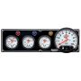QUICKCAR RACING PRODUCTS QRP61-6741 3-1 Gauge Panel OP/WT/OT w/5in Tach Black
