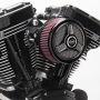 S&S Cycle 170-0392C 2017+ M8 Models w/ Stock Throttle Body Stealth Air Cleaner Kit w/ Tri-Spoke Cover