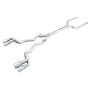 AWE Tuning 3020-42070 18-19 BMW M5 (F90) 4.4T AWD Cat-back Exhaust - Track Edition (Chrome Silver Tips)