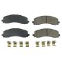PowerStop 17-2225 PowerStop - Z17 Low-Dust Ceramic Brake Pads with Hardware