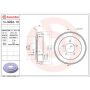 Brembo 14.N204.10 Premium OE Equivalent Brake Drum