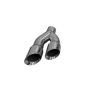 Corsa Performance 14031 Twin 4.0in. Side Swept Polished Pro-Series Tip Kit (Clamp Included)