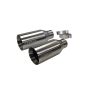 Corsa Performance 14051 Single (Qty 2) 5.0in. Straight Cut Satin Tip Kit (Clamps Included)
