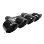 Corsa Performance 14062BLK Quad 4.5in. Black PVD Pro-Series Tip Kit (Clamps Included)