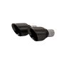 Corsa Performance 14067BLK Pair of Single 4.5in. Black PVD Pro-Series Tips