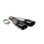 Corsa Performance 14078BLK Twin 4in. Tip Kit
