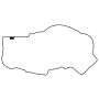 Ajusa 14107400 Gasket, Wet Sump