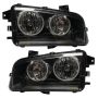 Oracle Lighting 7022-335 2005-2010 Dodge Charger Pre-Assembled LED Halo Headlights - (Non-HID)