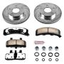 PowerStop K3003-36 Z36 Truck and SUV Carbon-Fiber Ceramic Brake Pad and Drilled & Slotted Rotor Kit