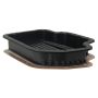 Derale 14201 Transmission Cooling Pan, Reduces Fluid Temps up to 50°F, Increase Capacity