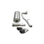 Corsa Performance 14202BLK 3.0in. Cat-Back Single Side Exit with Twin 4.0in. Black PVD Pro-Series Tips