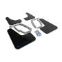 Rally Armor MF62-UR-BLK/BL Black Mud Flap/Blue Logo