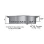 Derale 14210 Transmission Cooling Pan, Reduces Fluid Temps up to 50°F, Increase Capacity
