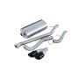 Corsa Performance 14232BLK 3.0in. Cat-Back Single Side Exit with Twin 4.0in. Black PVD Pro-Series Tips