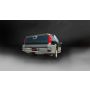 Corsa Performance 14250 3.0in. Cat-Back Single Side Exit with Twin 4.0in. Polished Pro-Series Tips