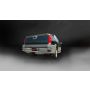 Corsa Performance 14250BLK 3.0in. Cat-Back Single Side Exit with Twin 4.0in. Black PVD Pro-Series Tips