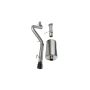Corsa Performance 14256BLK 3.0in. Cat-Back Single Rear Exit with Single 4.0in. Black PVD Pro-Series Tip