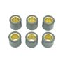 Athena S41000030P044 Aprilia SR 125 Variator Rollers Kit (19x17 gr.15.5) - Set of 6