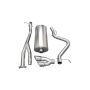 Corsa Performance 14279 3.0in. Cat-Back Single Side Exit with Twin 4.0in. Polished Pro-Series Tips