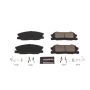 PowerStop Z23-1767 PowerStop - Z23 Daily Driver Carbon-Fiber Ceramic Brake Pads with Hardware Kit