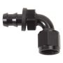 RUSSELL RUS624173 Twist-Lok Hose End #8 90 Deg Black