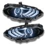 Oracle Lighting 1446-332 2018-23 Ford Mustang Dynamic ColorSHIFT DRL w/Halo Kit & Sequential Turn Signal