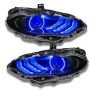 Oracle Lighting 1446-332 2018-23 Ford Mustang Dynamic ColorSHIFT DRL w/Halo Kit & Sequential Turn Signal