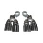 Corsa Performance 14479 Twin 4.0in. Polished Pro-Series Tip Kit (Clamps Included)