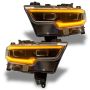 Oracle Lighting 1448-333 2019-2021 RAM 1500 ColorSHIFT(tm) RGBW+A LED Projector Headlight DRL Upgrade Kit