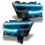 Oracle Lighting 1448-335 2019-2021 RAM 1500 ColorSHIFT(tm) RGBW+A LED Projector Headlight DRL Upgrade Kit