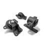 Innovative 05-08 Honda FIT/JAZZ L-Series Black Steel Mounts 75A Bushings (Auto Trans)