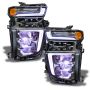 Oracle Lighting 1453-334 2020-2021 Silverado HD 2500/3500 ColorSHIFT(tm) RGB Headlight Demon Eye Kit