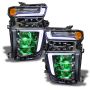 Oracle Lighting 1453-334 2020-2021 Silverado HD 2500/3500 ColorSHIFT(tm) RGB Headlight Demon Eye Kit