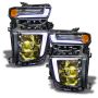 Oracle Lighting 1453-334 2020-2021 Silverado HD 2500/3500 ColorSHIFT(tm) RGB Headlight Demon Eye Kit