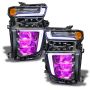 Oracle Lighting 1453-334 2020-2021 Silverado HD 2500/3500 ColorSHIFT(tm) RGB Headlight Demon Eye Kit
