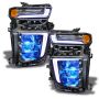 Oracle Lighting 1453-334 2020-2021 Silverado HD 2500/3500 ColorSHIFT(tm) RGB Headlight Demon Eye Kit