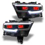 Oracle Lighting 1456-334 2019-2021 RAM 1500 ColorSHIFT(tm) RGB LED Projector Headlight Demon Eye Kit