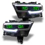 Oracle Lighting 1456-334 2019-2021 RAM 1500 ColorSHIFT(tm) RGB LED Projector Headlight Demon Eye Kit