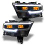 Oracle Lighting 1456-334 2019-2021 RAM 1500 ColorSHIFT(tm) RGB LED Projector Headlight Demon Eye Kit