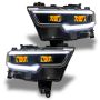 Oracle Lighting 1456-334 2019-2021 RAM 1500 ColorSHIFT(tm) RGB LED Projector Headlight Demon Eye Kit