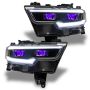 Oracle Lighting 1456-334 2019-2021 RAM 1500 ColorSHIFT(tm) RGB LED Projector Headlight Demon Eye Kit
